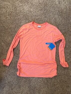 NWT Columbia Leslie Falls Long Sleeve - Coral - XL